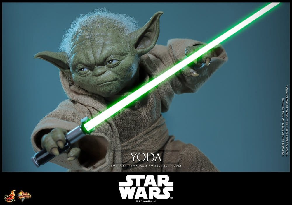 HOT TOYS - Star Wars: Revenge of the Sith Movie Masterpiece Action Figure 1/6 Yoda