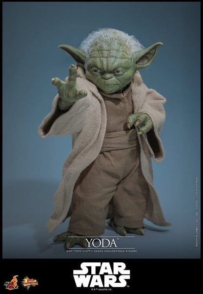 HOT TOYS - Star Wars: Revenge of the Sith Movie Masterpiece Action Figure 1/6 Yoda