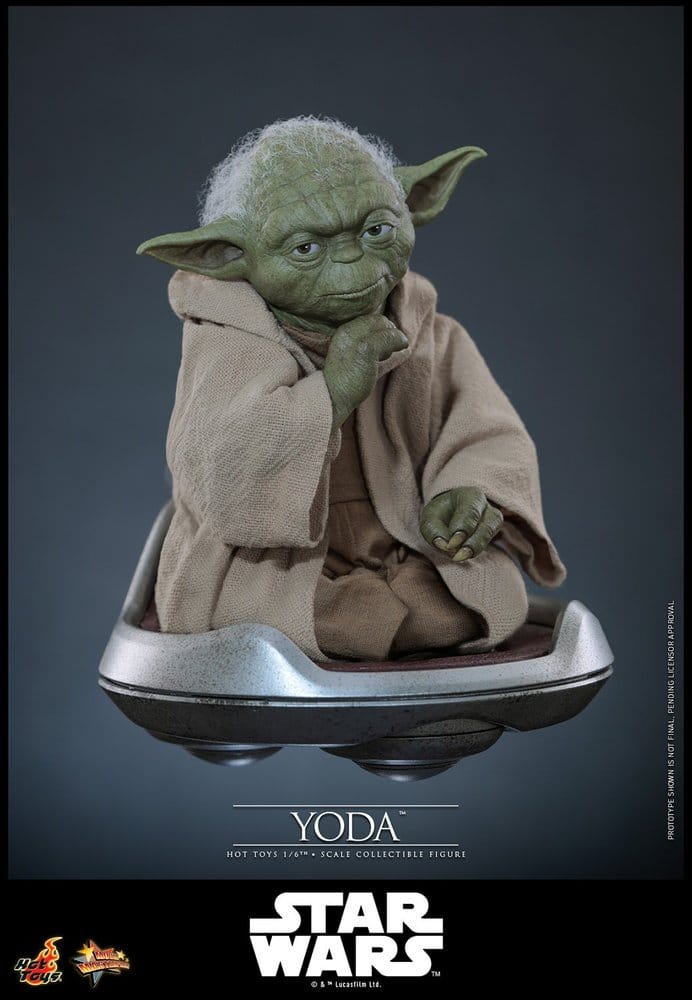 HOT TOYS - Star Wars: Revenge of the Sith Movie Masterpiece Action Figure 1/6 Yoda