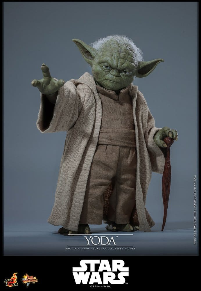 HOT TOYS - Star Wars: Revenge of the Sith Movie Masterpiece Action Figure 1/6 Yoda