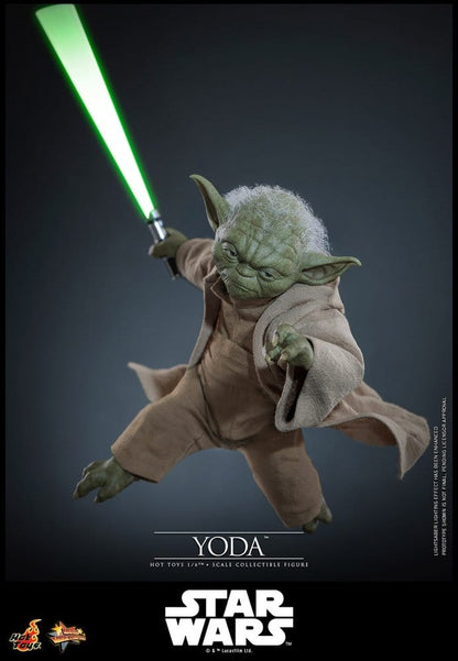 HOT TOYS - Star Wars: Revenge of the Sith Movie Masterpiece Action Figure 1/6 Yoda