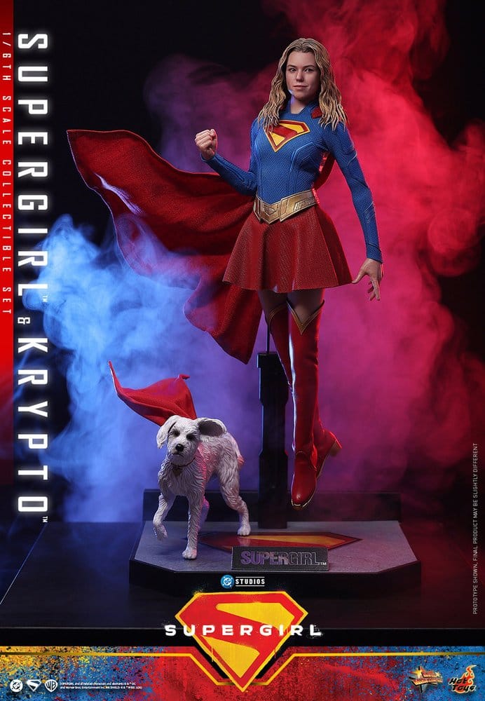 HOT TOYS - DC Comics Movie Masterpiece Action Figure Set Supergirl & Krypto