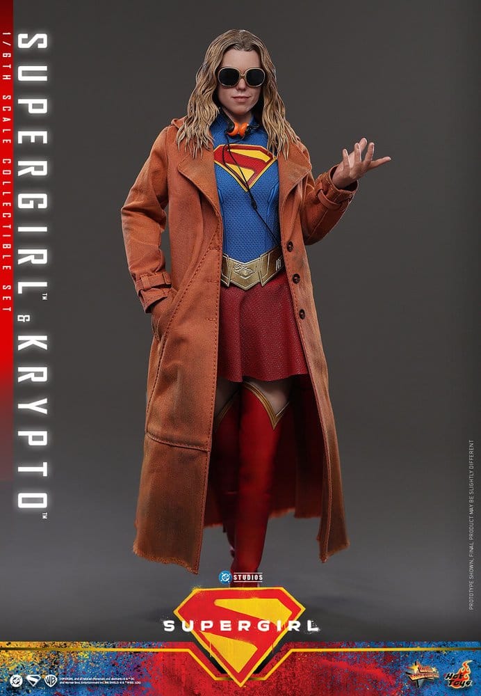 HOT TOYS - DC Comics Movie Masterpiece Action Figure Set Supergirl & Krypto