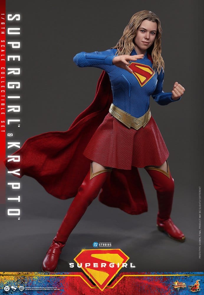 HOT TOYS - DC Comics Movie Masterpiece Action Figure Set Supergirl & Krypto