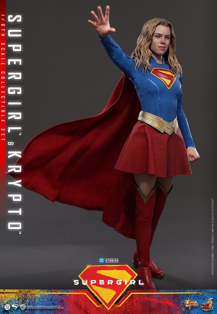 HOT TOYS - DC Comics Movie Masterpiece Action Figure Set Supergirl & Krypto