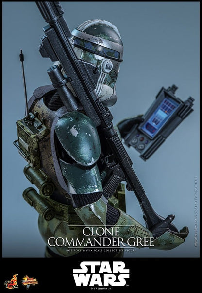 HOT TOYS - Star Wars Movie Masterpiece Action Figure 1/6 Clone Commander Gree