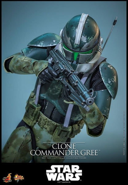 HOT TOYS - Star Wars Movie Masterpiece Action Figure 1/6 Clone Commander Gree