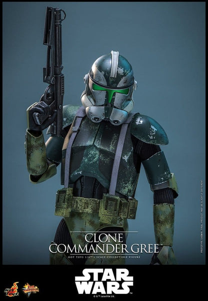 HOT TOYS - Star Wars Movie Masterpiece Action Figure 1/6 Clone Commander Gree
