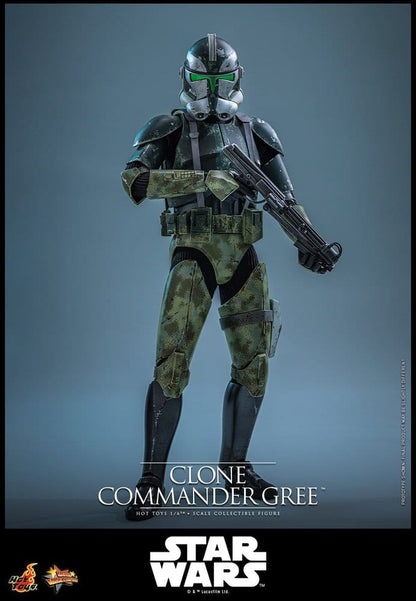 HOT TOYS - Star Wars Movie Masterpiece Action Figure 1/6 Clone Commander Gree