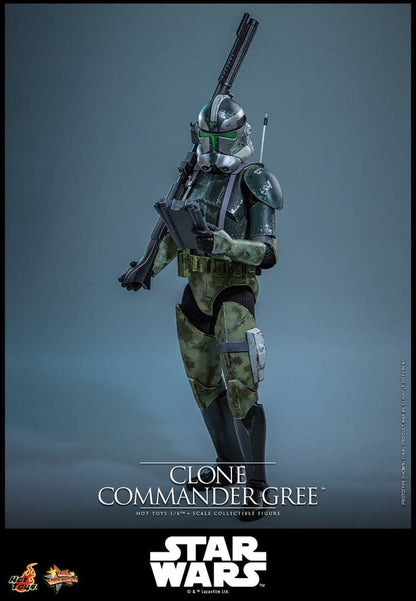 HOT TOYS - Star Wars Movie Masterpiece Action Figure 1/6 Clone Commander Gree