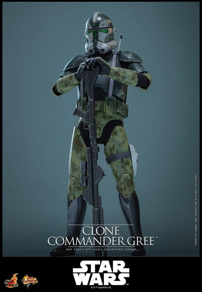 HOT TOYS - Star Wars Movie Masterpiece Action Figure 1/6 Clone Commander Gree