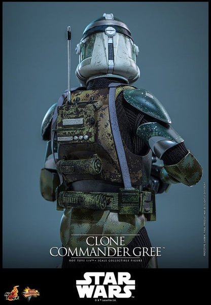 HOT TOYS - Star Wars Movie Masterpiece Action Figure 1/6 Clone Commander Gree