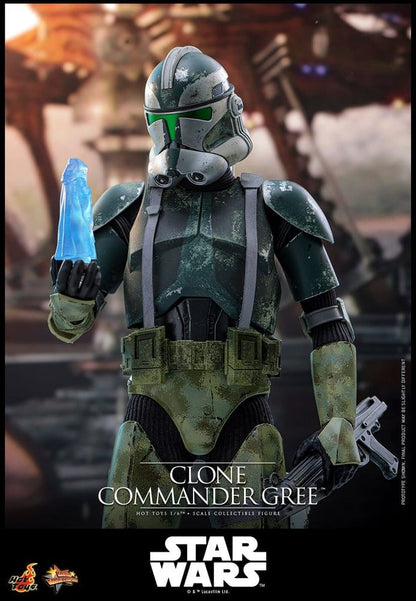 HOT TOYS - Star Wars Movie Masterpiece Action Figure 1/6 Clone Commander Gree