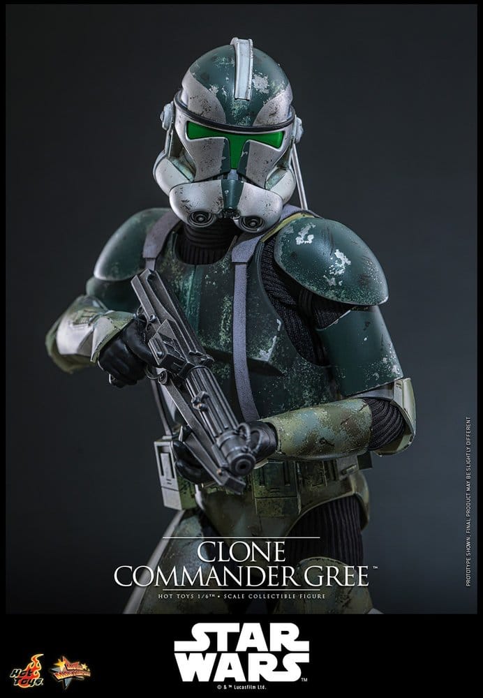 HOT TOYS - Star Wars Movie Masterpiece Action Figure 1/6 Clone Commander Gree
