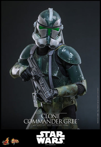 HOT TOYS - Star Wars Movie Masterpiece Action Figure 1/6 Clone Commander Gree