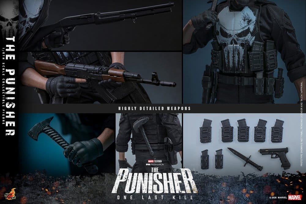 HOT TOYS - Marvel Television Masterpiece Action Figure 1/6 The Punisher  TMS190