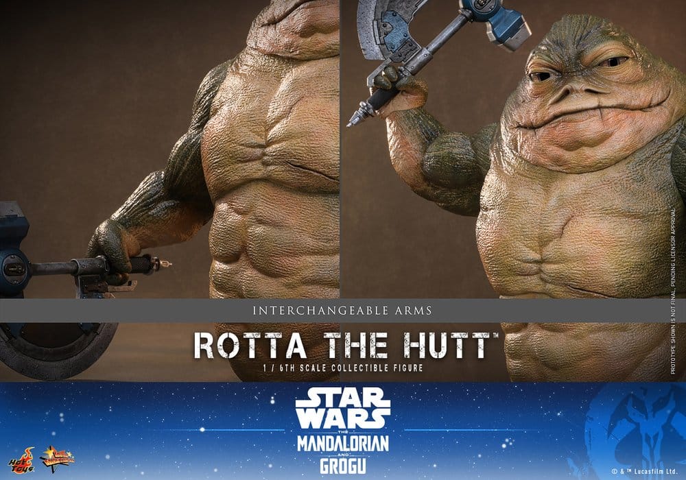 HOT TOYS - Star Wars Movie Masterpiece Action Figure 1/6 Rotta The Hutt