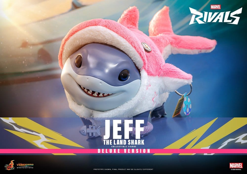 HOT TOYS - Marvel Rivals Videogame Masterpiece Series Action Figure Jeff the Land Shark (Deluxe Version)