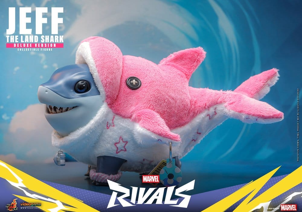 HOT TOYS - Marvel Rivals Videogame Masterpiece Series Action Figure Jeff the Land Shark (Deluxe Version)