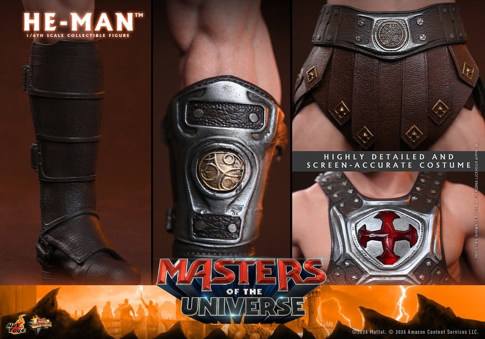 HOT TOYS - Masters of the Universe Movie Masterpiece Action Figure 1/6 He-Man