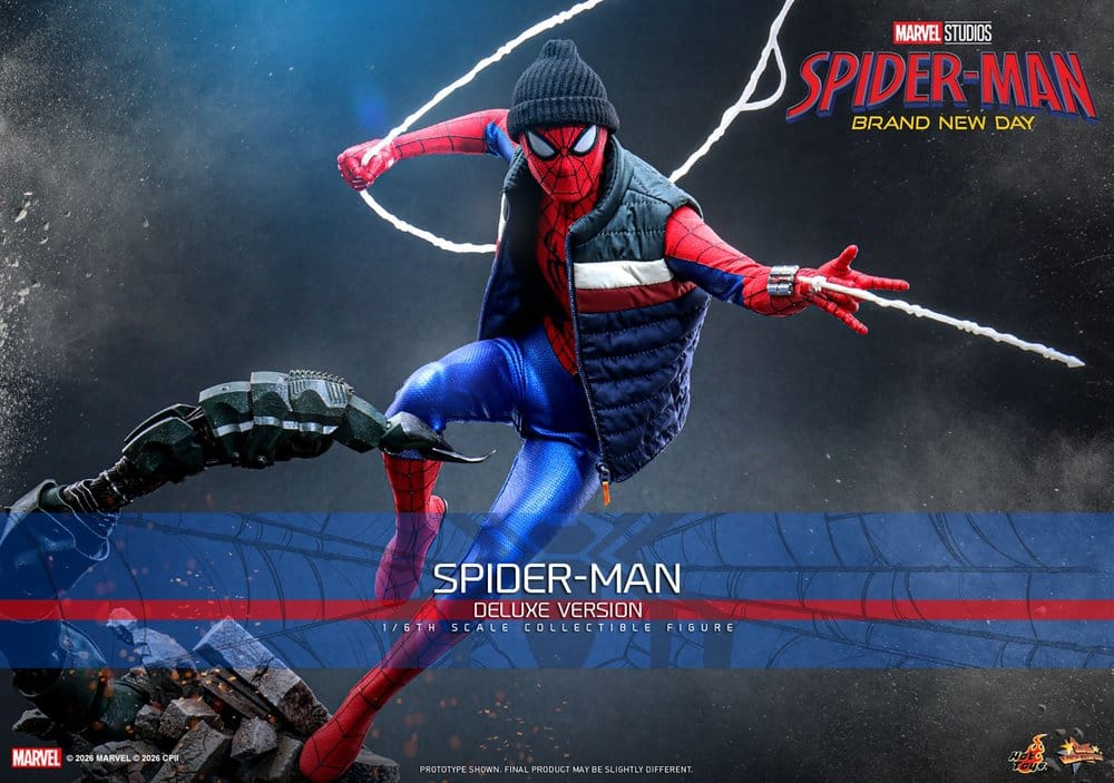 HOT TOYS - Marvel Spider-Man: Brand New Day Action Figure 1/6 Spider-Man (Deluxe Version)