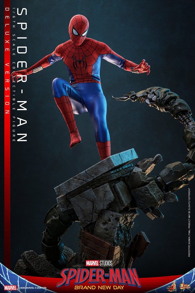 HOT TOYS - Marvel Spider-Man: Brand New Day Action Figure 1/6 Spider-Man (Deluxe Version)