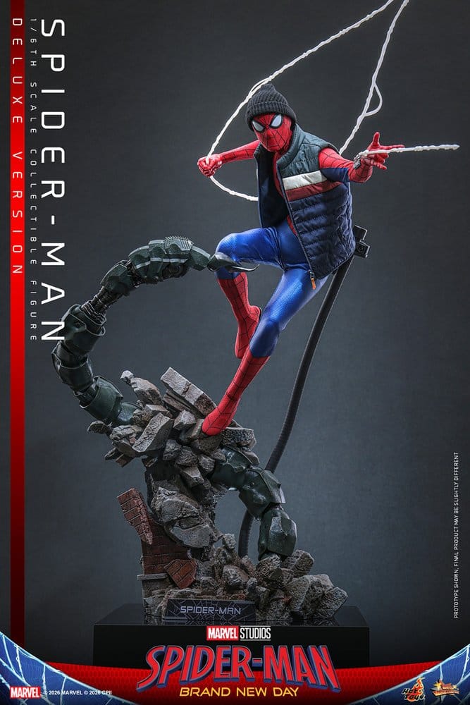 HOT TOYS - Marvel Spider-Man: Brand New Day Action Figure 1/6 Spider-Man (Deluxe Version)