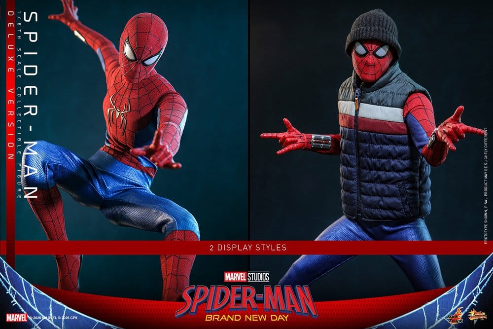 HOT TOYS - Marvel Spider-Man: Brand New Day Action Figure 1/6 Spider-Man (Deluxe Version)