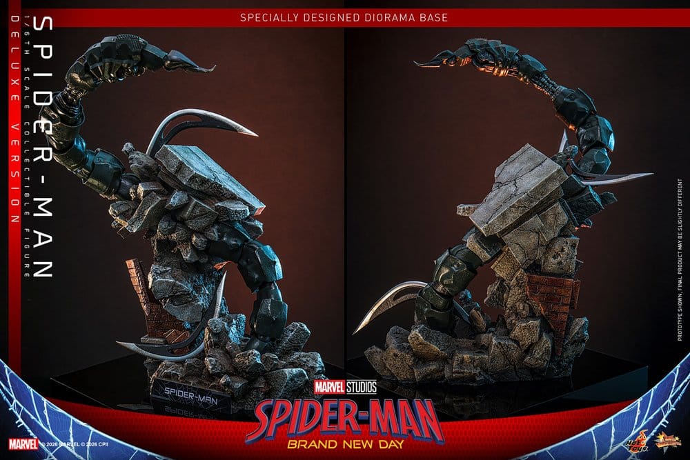 HOT TOYS - Marvel Spider-Man: Brand New Day Action Figure 1/6 Spider-Man (Deluxe Version)