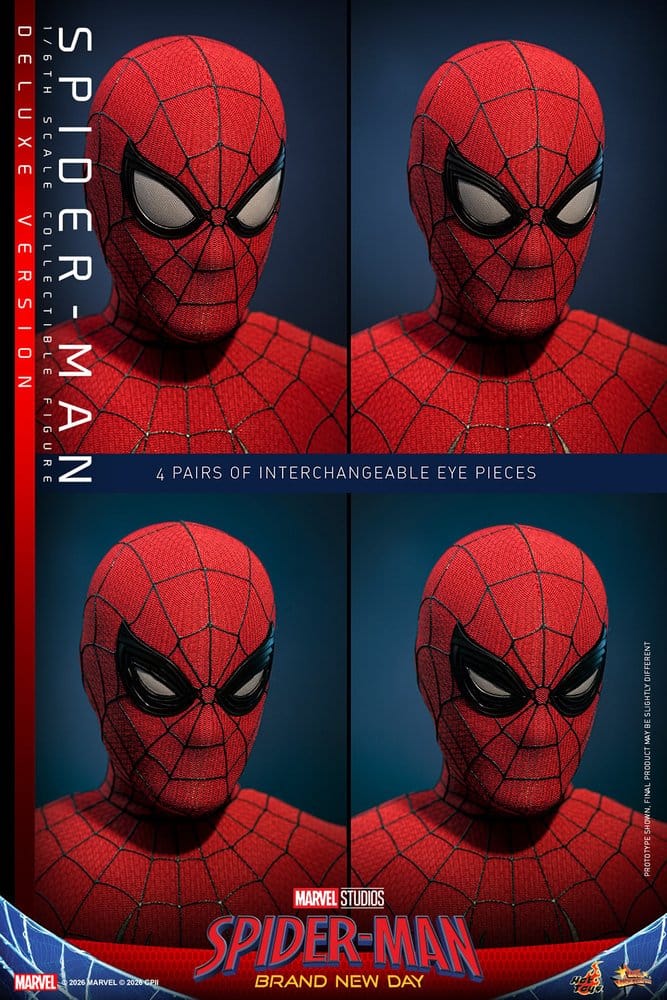 HOT TOYS - Marvel Spider-Man: Brand New Day Action Figure 1/6 Spider-Man (Deluxe Version)