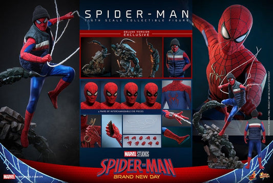 HOT TOYS - Marvel Spider-Man: Brand New Day Action Figure 1/6 Spider-Man (Deluxe Version)
