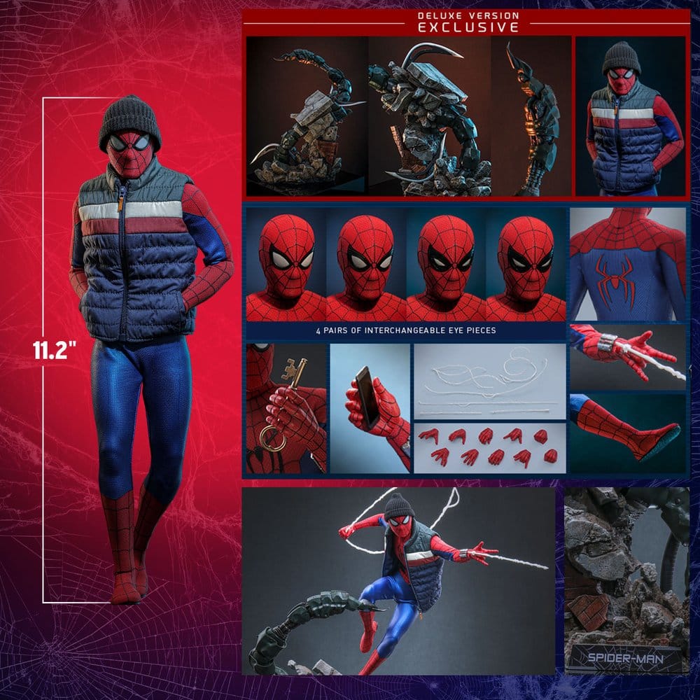 HOT TOYS - Marvel Spider-Man: Brand New Day Action Figure 1/6 Spider-Man (Deluxe Version)