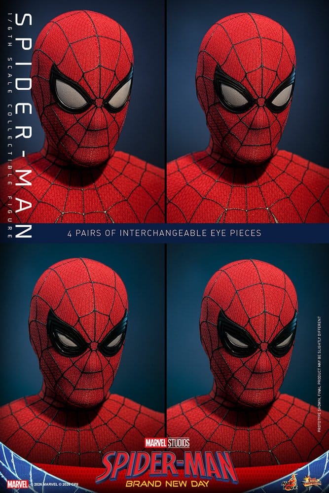 HOT TOYS - Marvel Spider-Man: Brand New Day Action Figure 1/6 Spider-Man