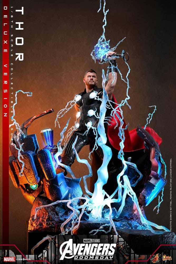 HOT TOYS - Avengers: Doomsday Movie Masterpiece Action Figure 1/6 Thor (Deluxe Version)