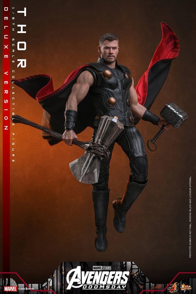 HOT TOYS - Avengers: Doomsday Movie Masterpiece Action Figure 1/6 Thor (Deluxe Version)