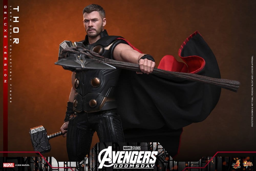 HOT TOYS - Avengers: Doomsday Movie Masterpiece Action Figure 1/6 Thor (Deluxe Version)