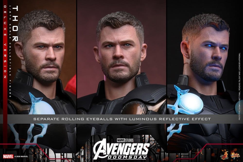 HOT TOYS - Avengers: Doomsday Movie Masterpiece Action Figure 1/6 Thor (Deluxe Version)
