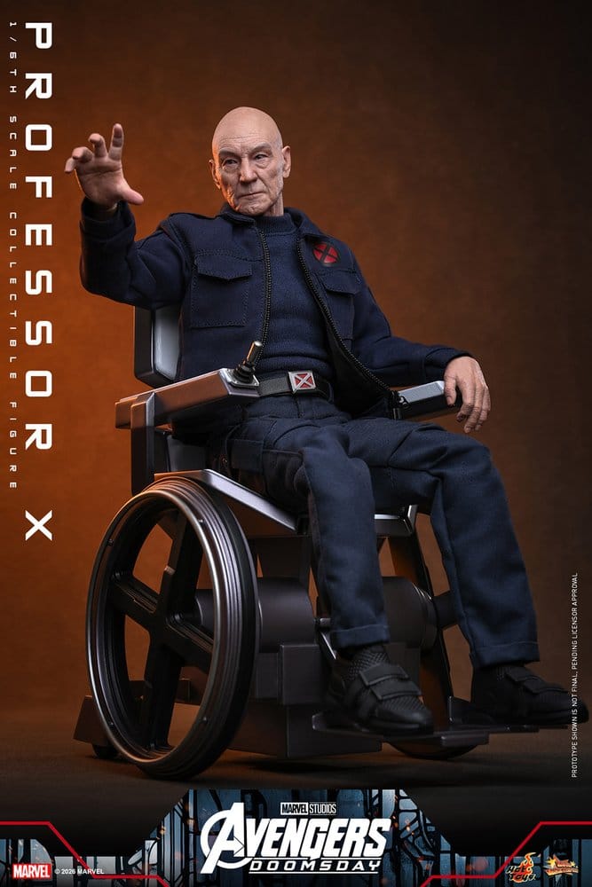 HOT TOYS - Marvel X-Men Action Figure 1/6 Professor X 25