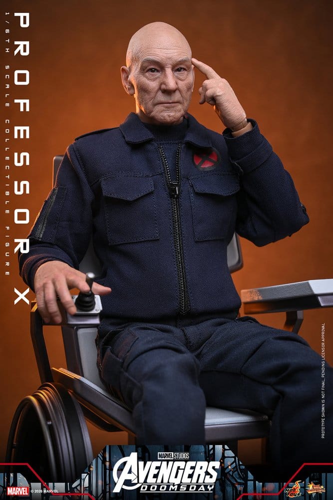 HOT TOYS - Marvel X-Men Action Figure 1/6 Professor X 25