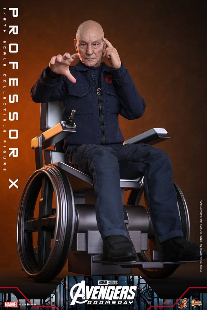 HOT TOYS - Marvel X-Men Action Figure 1/6 Professor X 25