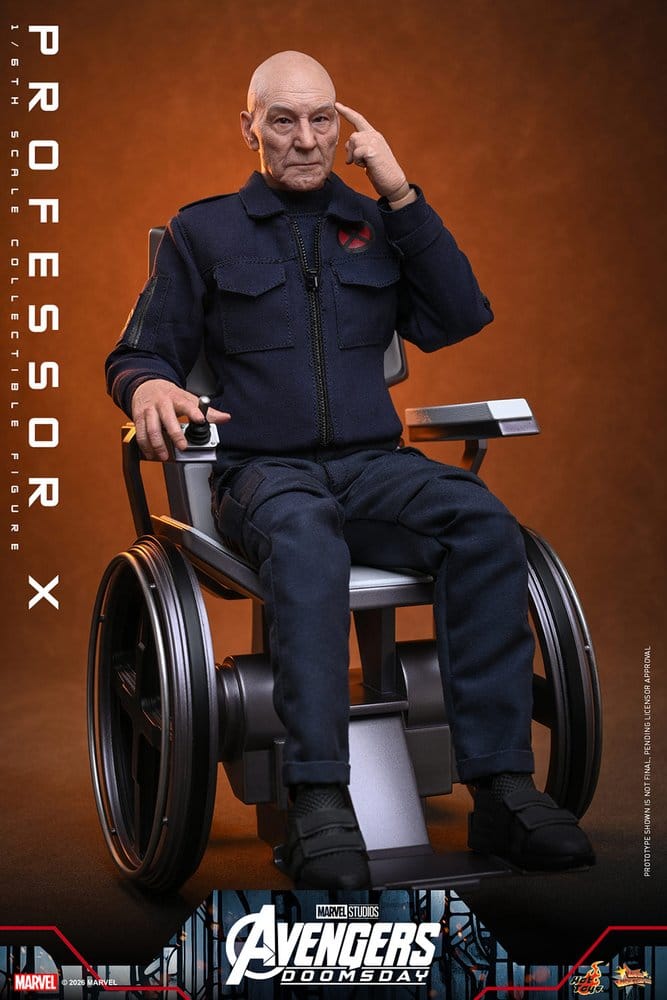 HOT TOYS - Marvel X-Men Action Figure 1/6 Professor X 25