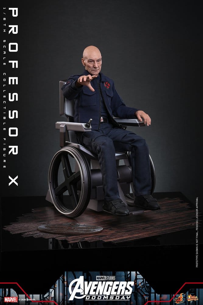 HOT TOYS - Marvel X-Men Action Figure 1/6 Professor X 25