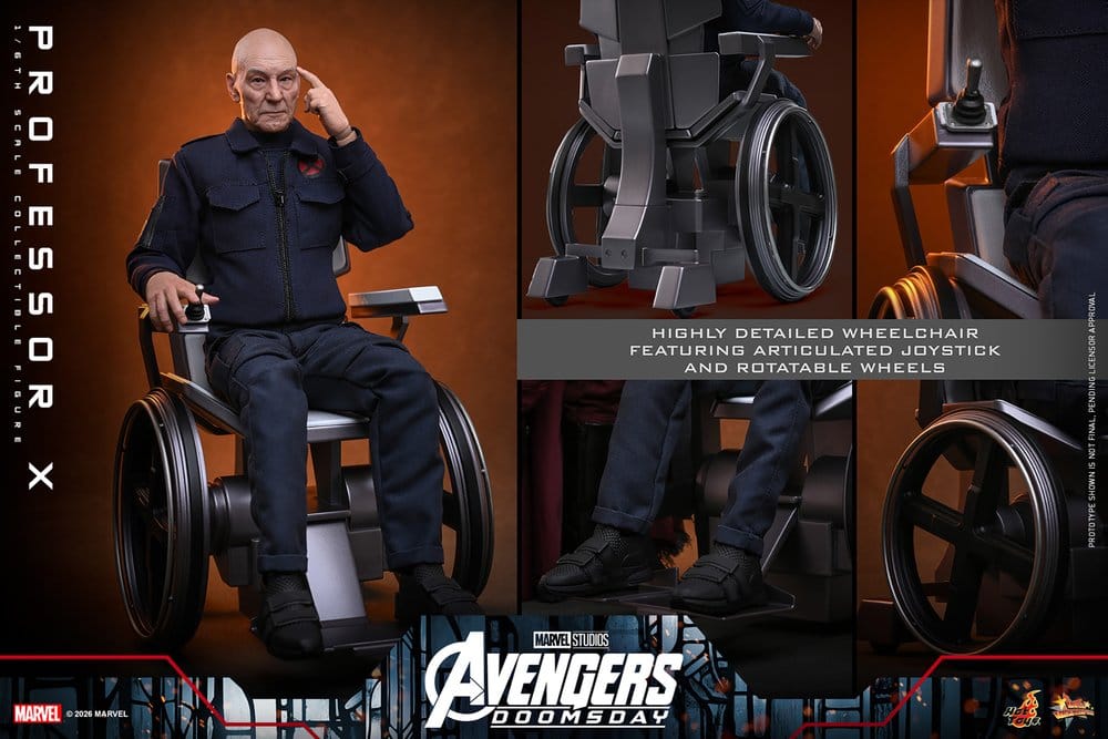 HOT TOYS - Marvel X-Men Action Figure 1/6 Professor X 25