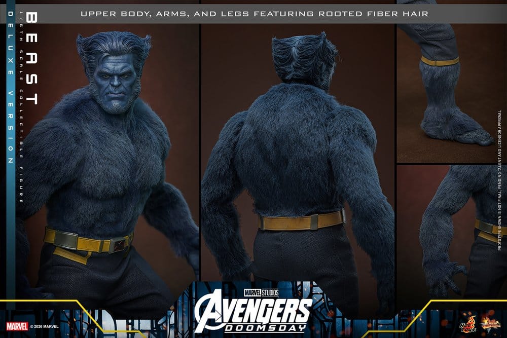 HOT TOYS - Marvel X-Men Movie Masterpiece Action Figure 1/6 Beast (Deluxe Version)