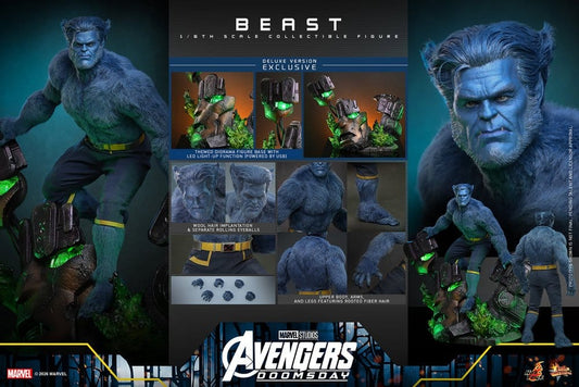 HOT TOYS - Marvel X-Men Movie Masterpiece Action Figure 1/6 Beast (Deluxe Version)