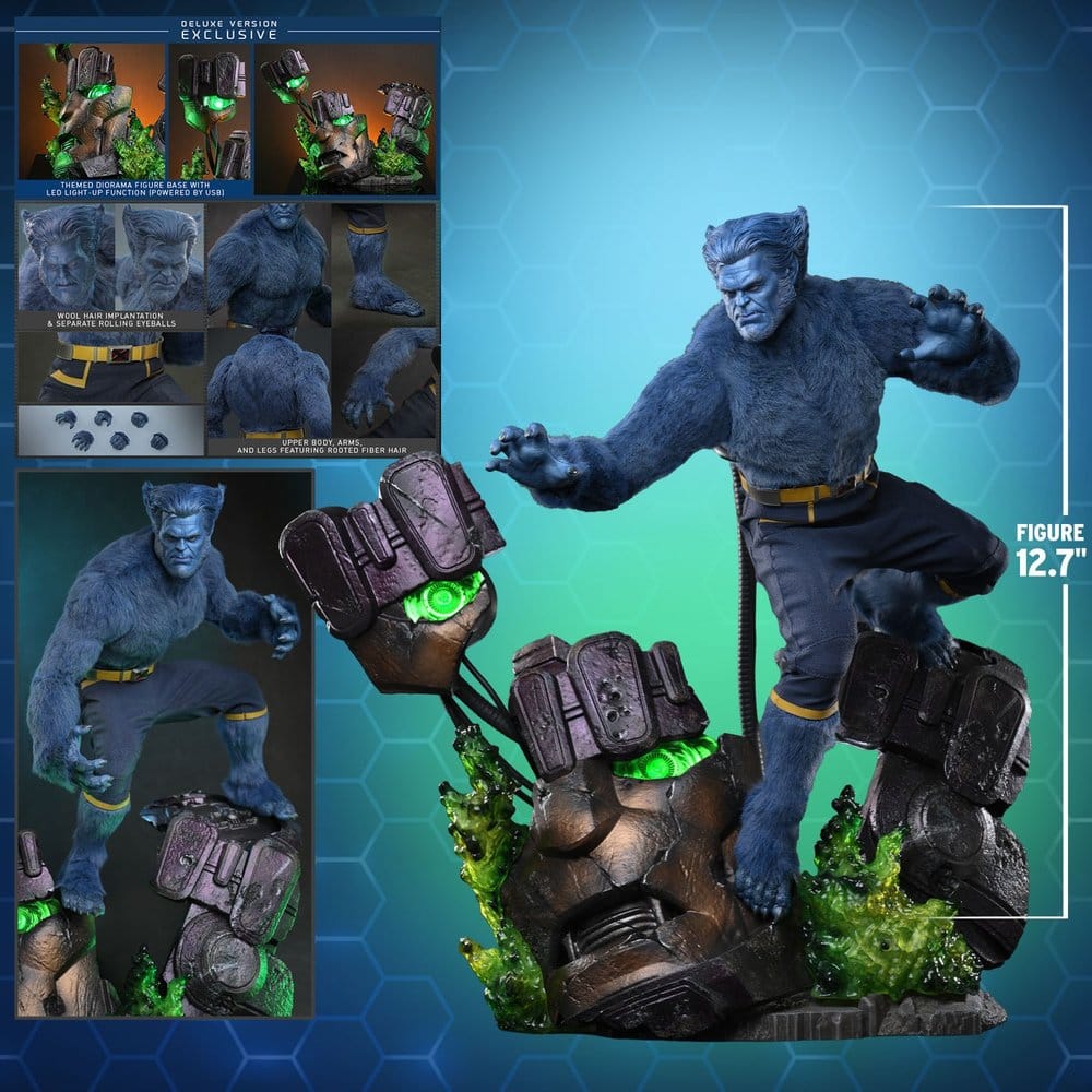 HOT TOYS - Marvel X-Men Movie Masterpiece Action Figure 1/6 Beast (Deluxe Version)
