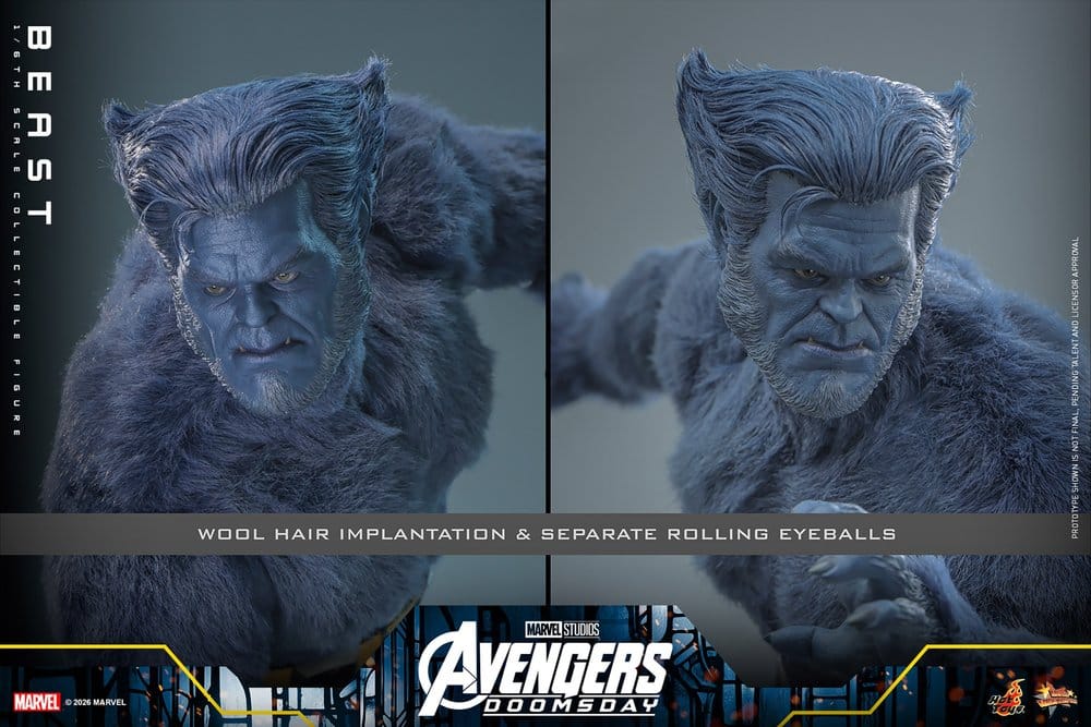 HOT TOYS - Marvel X-Men Movie Masterpiece Action Figure 1/6 Beast (Collector Edition)