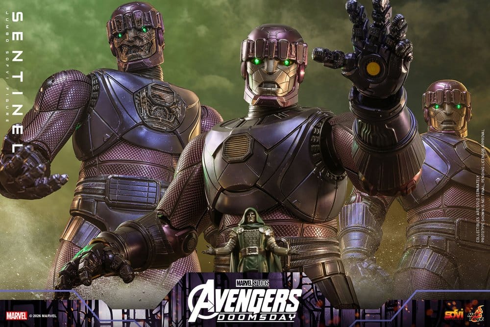 HOT TOYS - Marvel Sofvi Masterpiece Series Action Figure Sentinel 60 cm