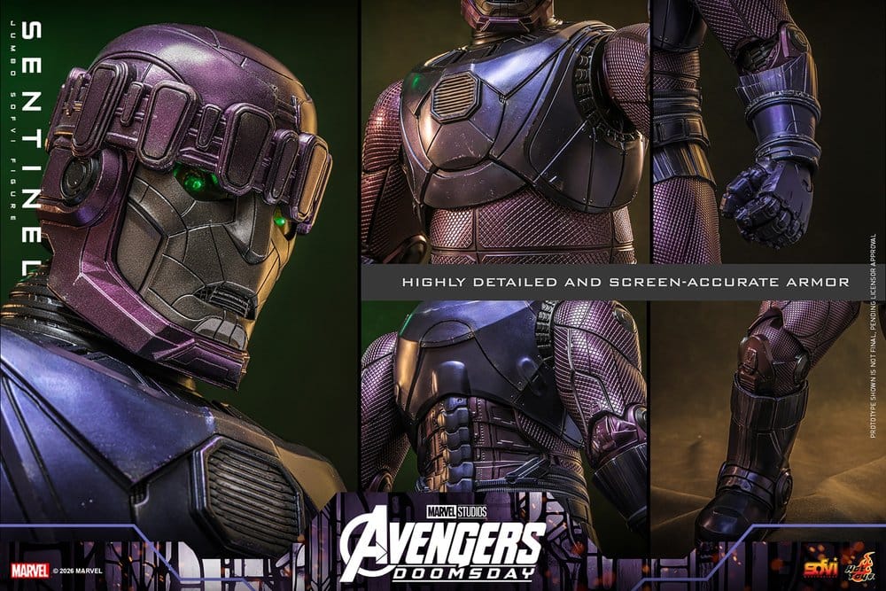 HOT TOYS - Marvel Sofvi Masterpiece Series Action Figure Sentinel 60 cm