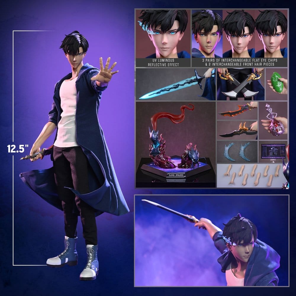HOT TOYS - Solo Leveling Action Figure 1/6 Sung Jinwoo